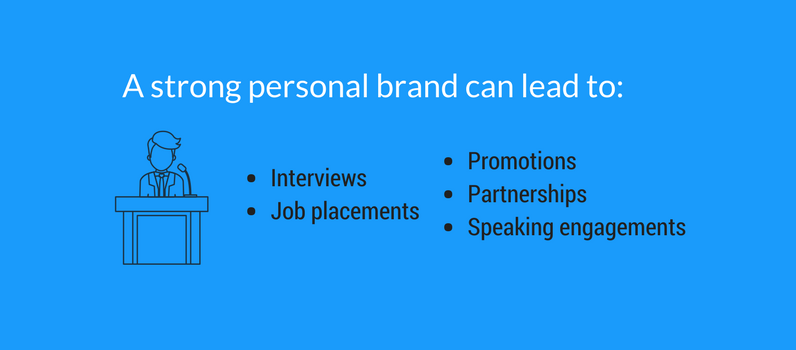 List of personal branding benefits